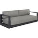 Tavira Charcoal / Lanikai Salt And Pepper Outdoor Sofa in Charcoal / Lanikai Salt / Pepper
